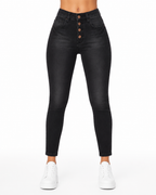 SKINNY NEGRO CLASICO BOTONES