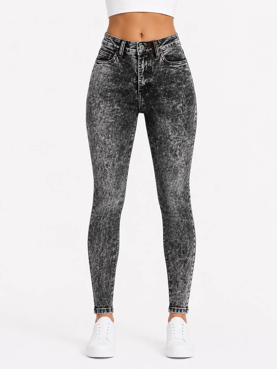 PEDRERIA SKINNY NEGRO CLASICO